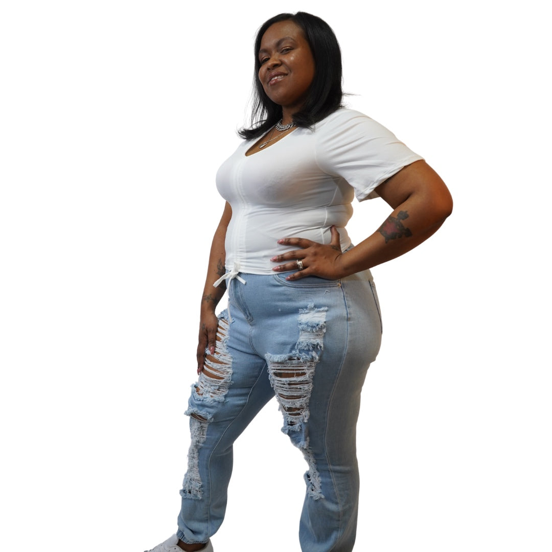 Ruch Front Cropped Top