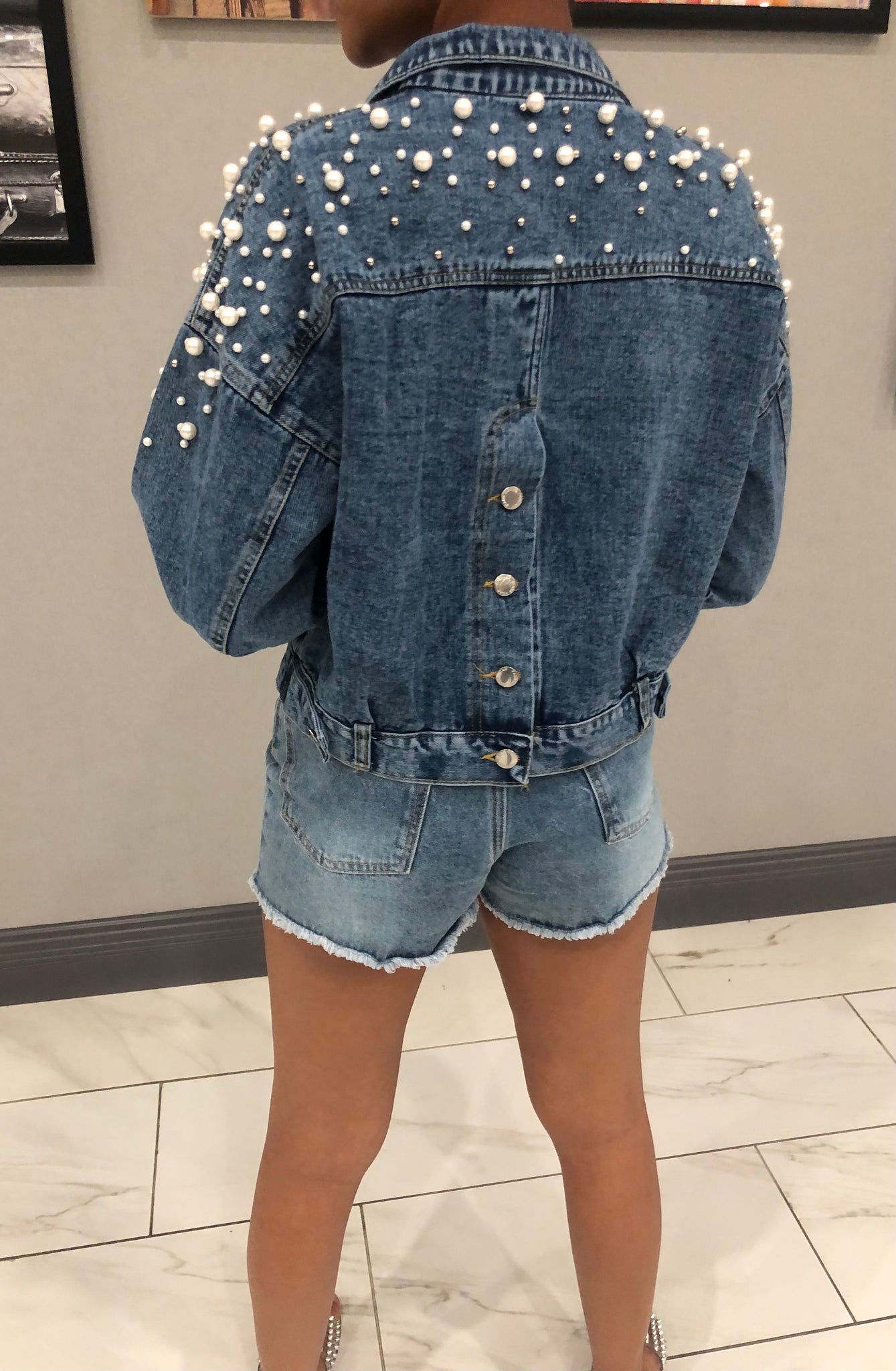 Pearl Girl Denim Jacket