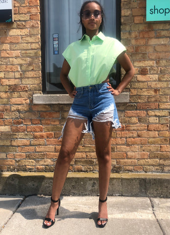 Straight Up Top (Lime)