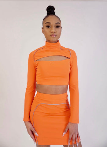 Proceed w/Caution Set Orange